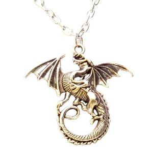 Large flying dragon necklace 260